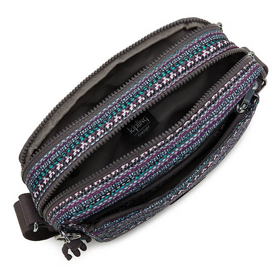 Kipling Abanu Medium Printed Crossbody Väska Marinblå | SE 2192HA